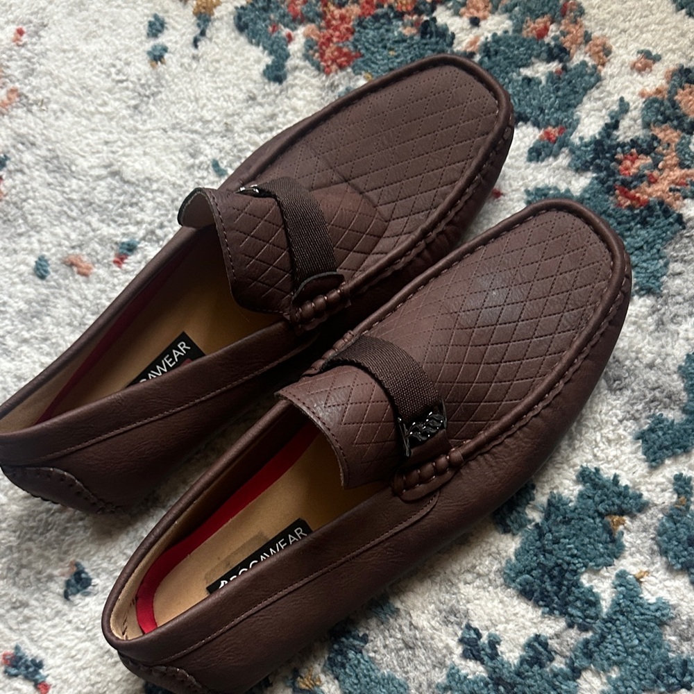 Rocawear Brown Quilted Loafers